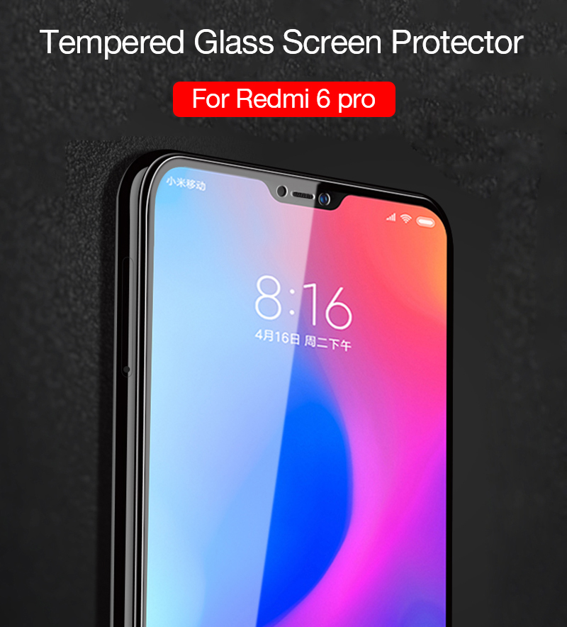 Bakeey-Anti-Explosion-Full-Cover-Tempered-Glass-Screen-Protector-For-Xiaomi-Mi-A2-Lite--Redmi-6-Pro--1338974-1